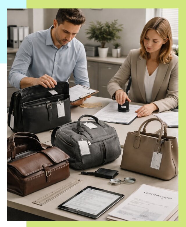 Сертификация сумок в Котельниках от 7964 руб. | Алешин-Ктн