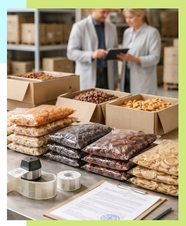 Сертификация сухофруктов в Котельниках от 12742 р. | Алешин-Ктн под ключ