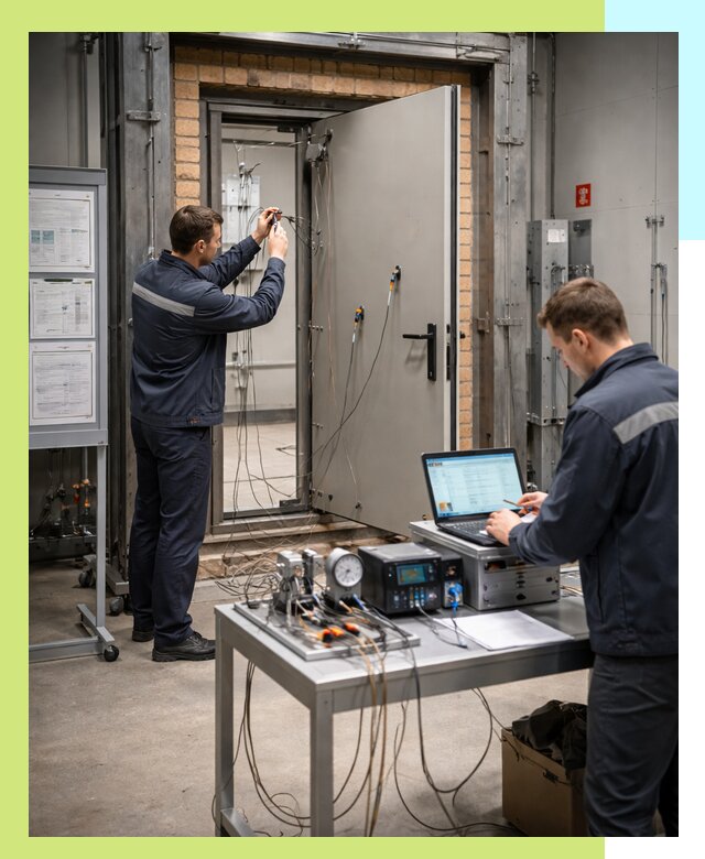 Сертификация противопожарных дверей в Котельниках по ГОСТ и ТР