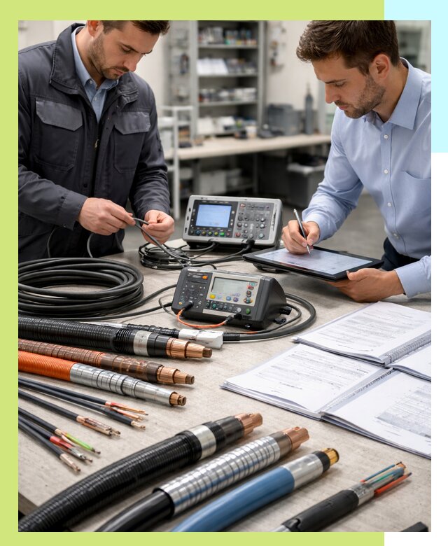 Сертификация кабеля и электропроводки в Котельниках под ключ