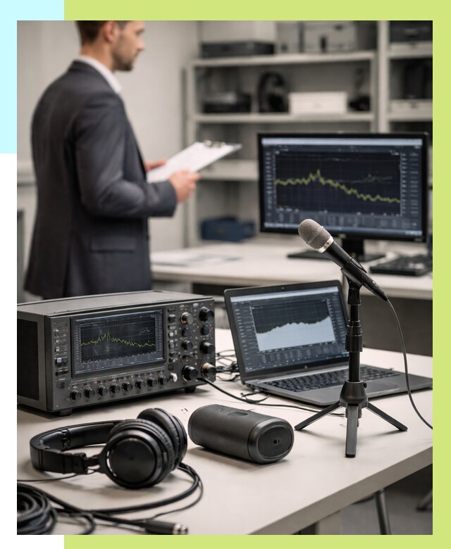 Сертификация аудиотехники в Котельниках от 15927 р., Алешин-Ктн