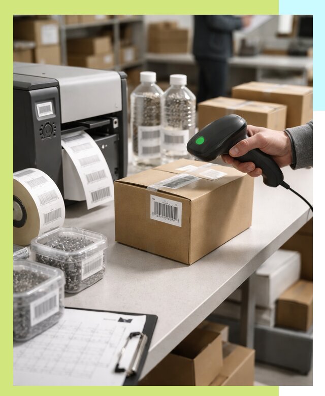 Штрихкодирование продукции и маркировка для продажи в Котельниках
