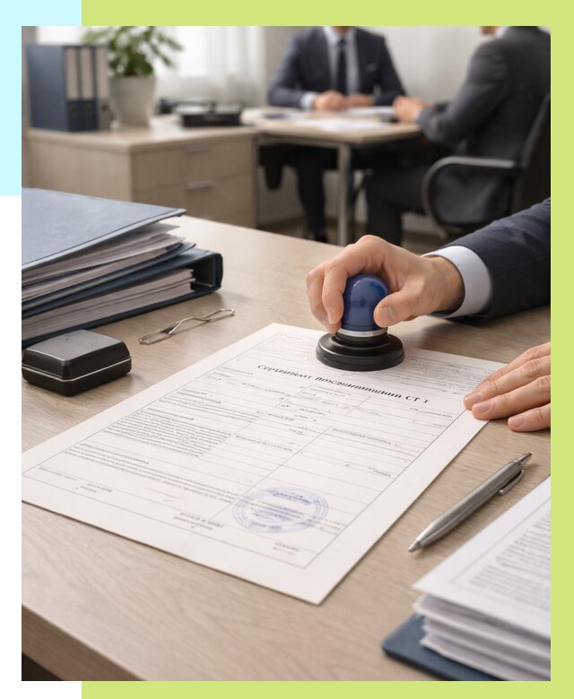 Сертификат происхождения СТ 1 в Котельниках от 4778 р. | Алешин-Ктн