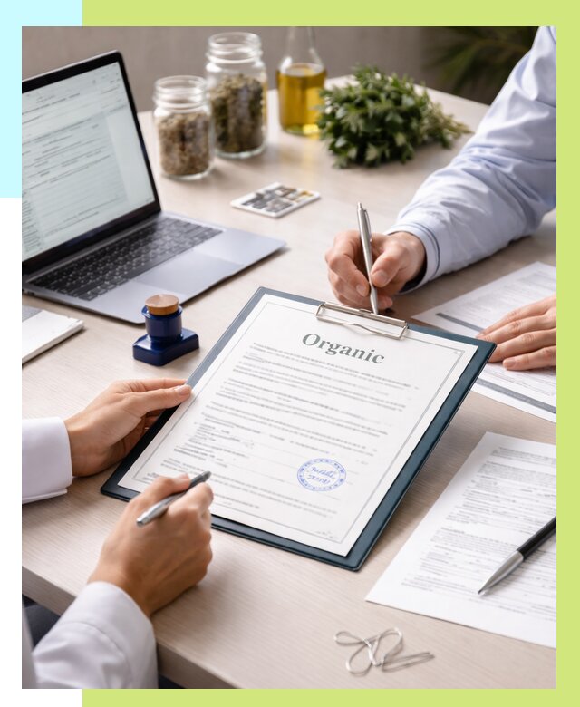 Оформление сертификат органик в Котельниках от 31854 р. | Алешин-Ктн