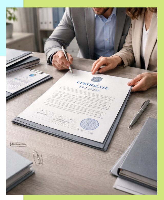 Сертификат ISO 22301 в Котельниках от 47781 р. | Алешин-Ктн срочно