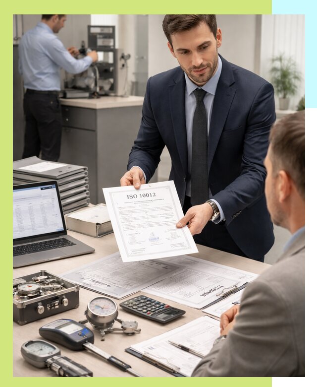 Выдача сертификата ISO 10012 по требованиям метрологии в Котельниках