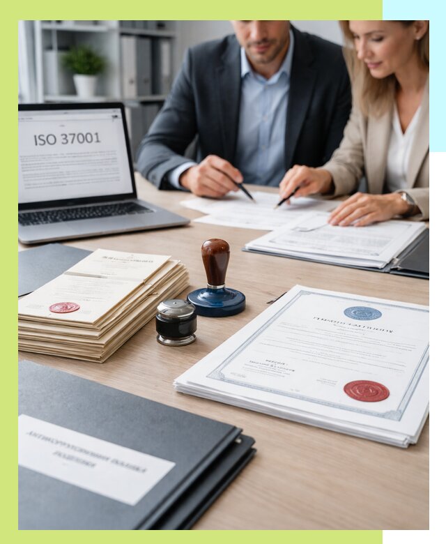 Получение сертификата ISO 37001 по системе борьбы с коррупцией в Котельниках